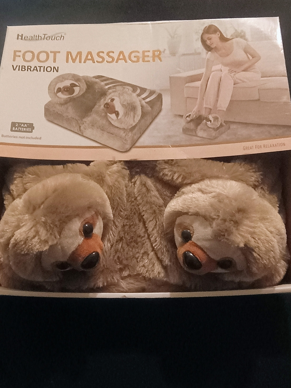 Health Touch "Sloth" Vibrating Foot Massager